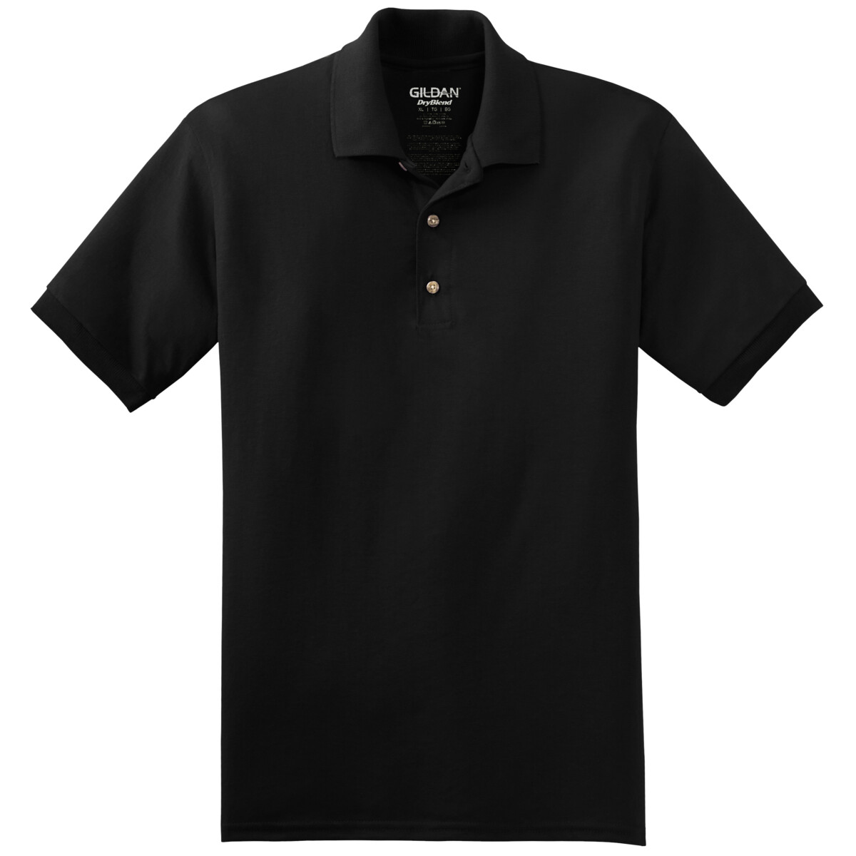 Custom No Minimum Gildan DryBlend 6 oz. Jersey Knit Sport Shirt 8800 Front View