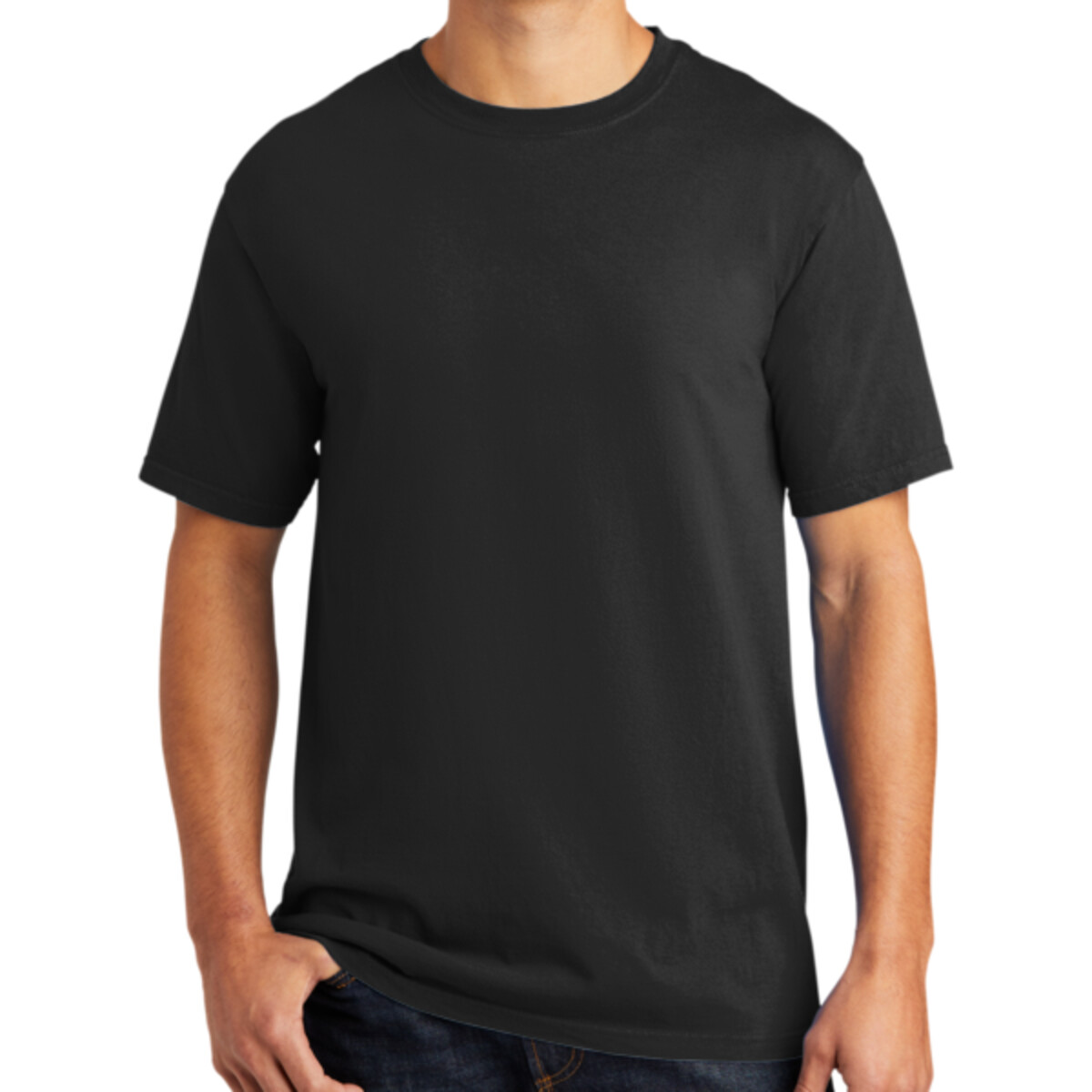 No Minimum Custom Logo Beach Wash ® Garment Dyed Tee PC099 Front View