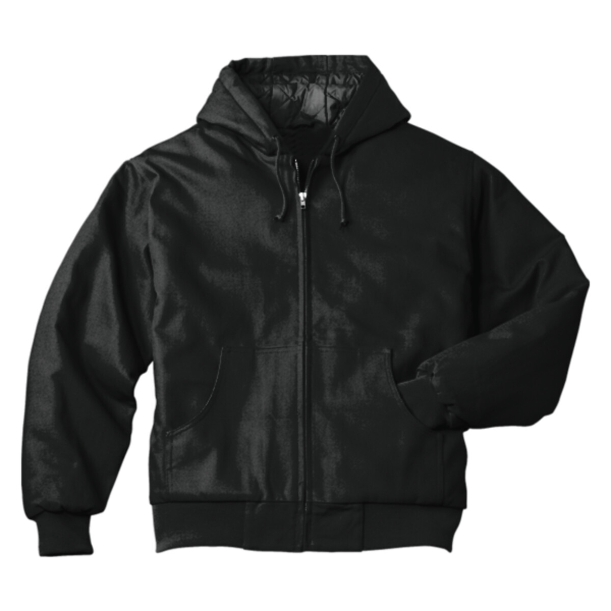 Duck Cloth Hooded Work Jacket Front