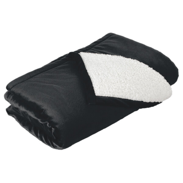 Custom No Minimum Port Authority Mountain Lodge Blanket BP40 Front View