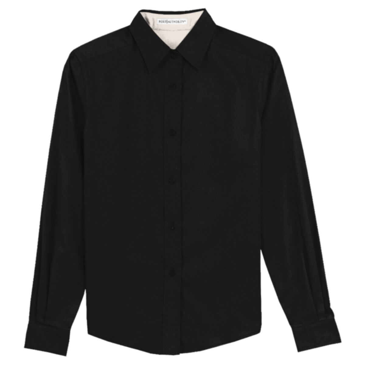 Custom No Minimum Port Authority Ladies Long Sleeve Easy Care Shirt L608 Front View