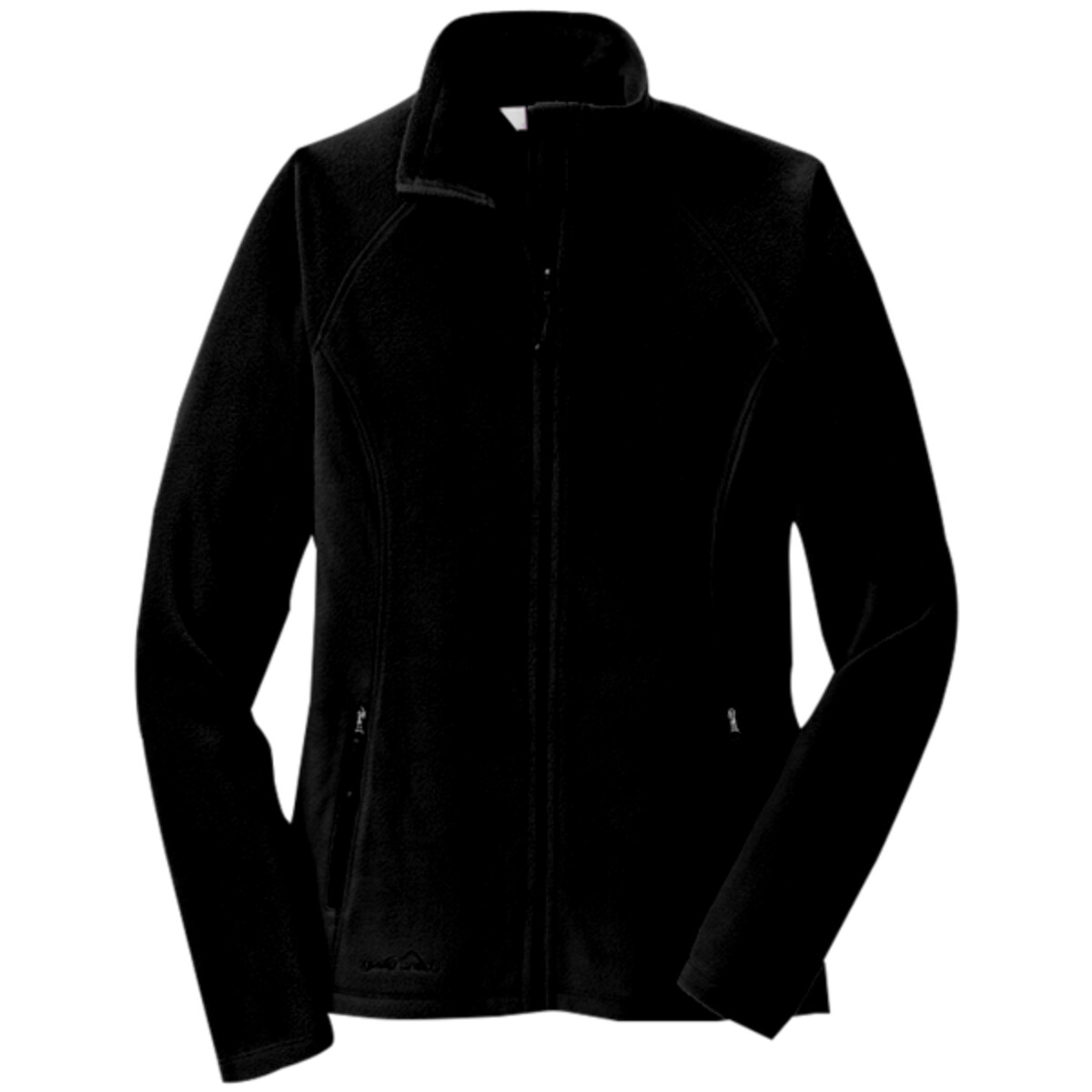 Custom No Minimum Eddie Bauer Ladies Full Zip Microfleece Jacket EB225 Front View