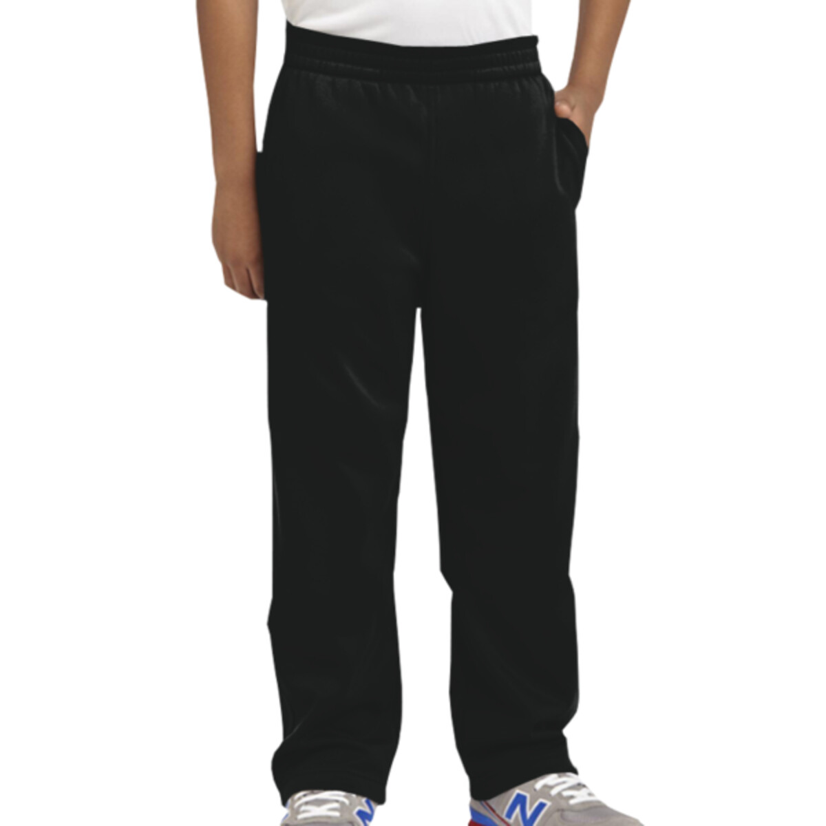 Custom No Minimum Sport-Tek Youth Sport Wick Fleece Pant YST237 Front View
