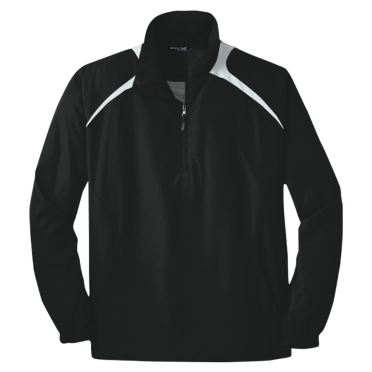 Custom No Minimum 1/2 Zip Wind Shirt JST75 Front View