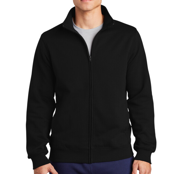 Custom No Minimum Sport-Tek Full Zip Sweatshirt ST259 Front View