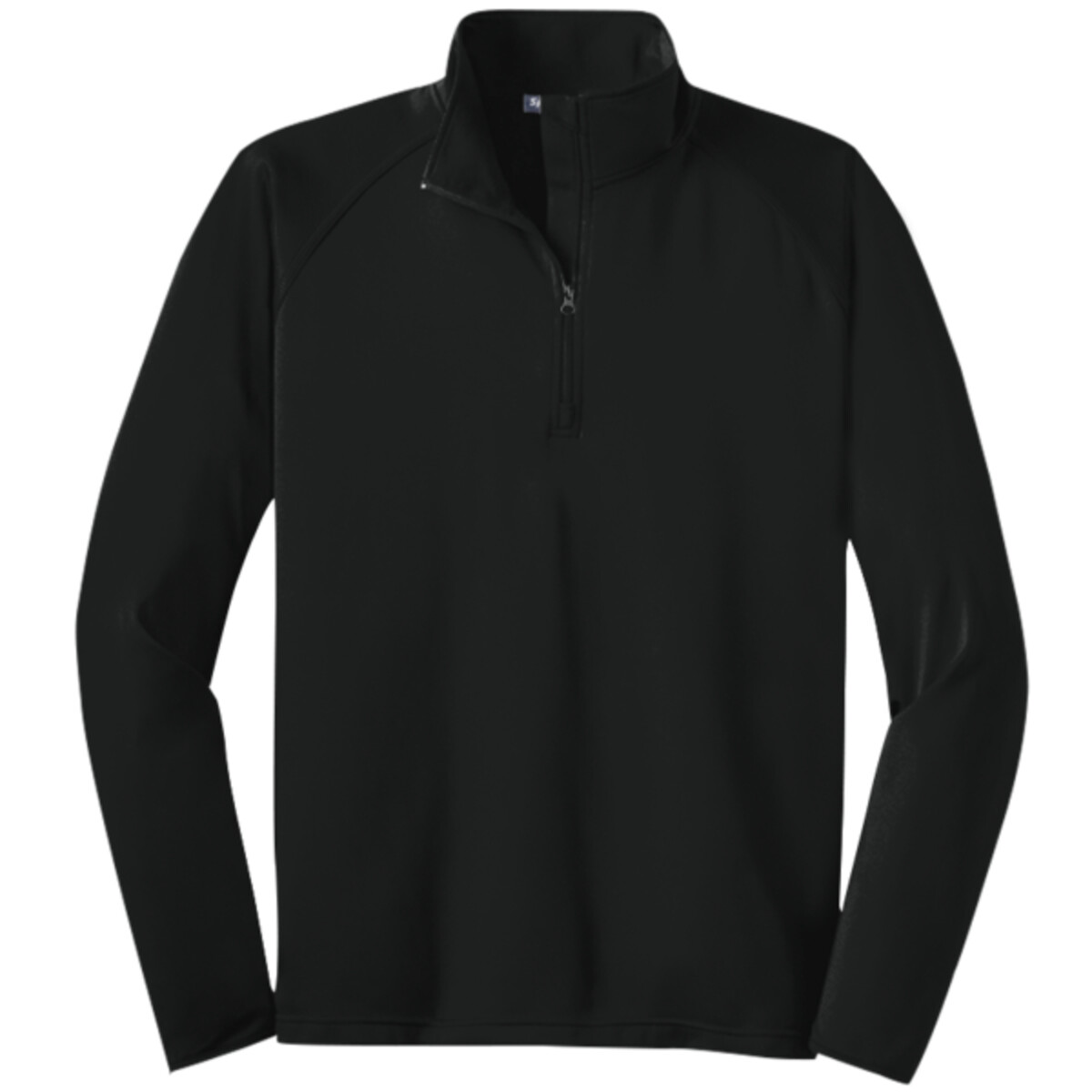 Custom No Minimum Sport-Tek Tall Sport Wick Stretch 1/2 Zip Pullover TST850 Front View
