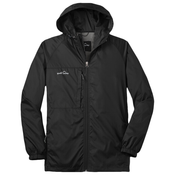 Custom No Minimum Eddie Bauer Packable Wind Jacket EB500 Front View