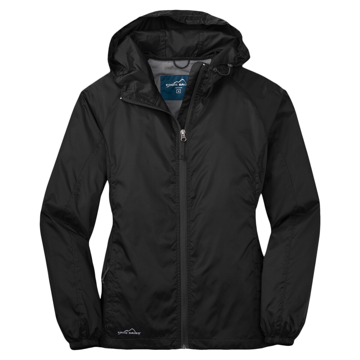 Custom No Minimum Eddie Bauer Ladies Packable Wind Jacket EB501 Front View