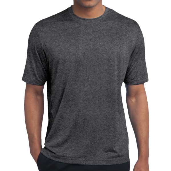 Custom No Minimum Sport-Tek Tall Heather Contender Tee TST360 Front View