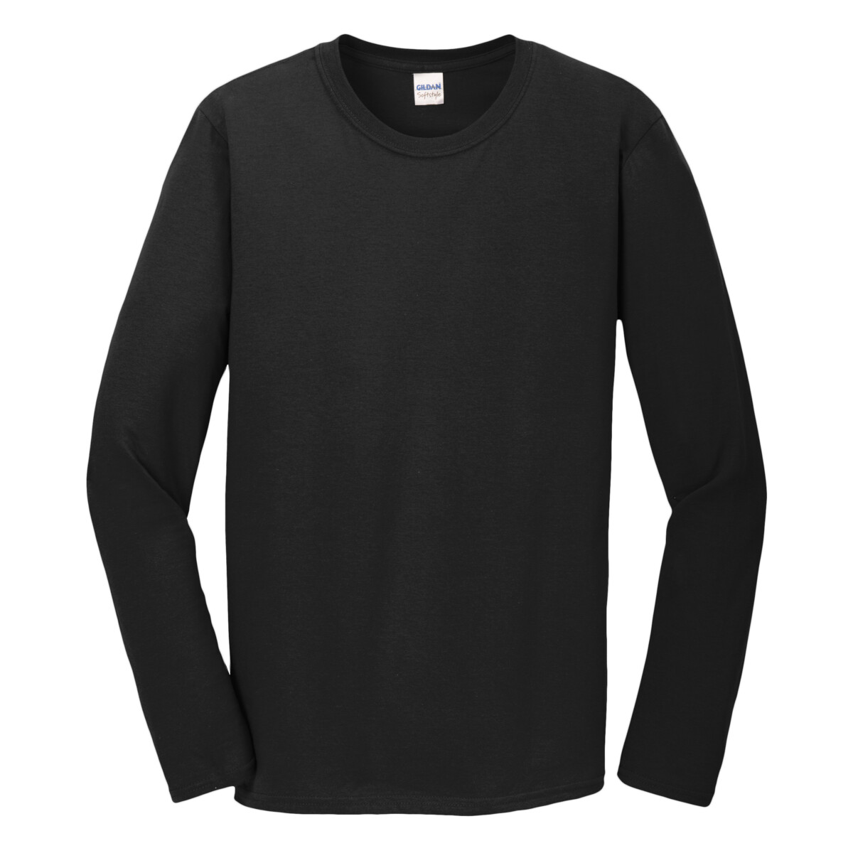 Custom No Minimum Gildan Softstyle Long Sleeve T-Shirt 64400 Front View