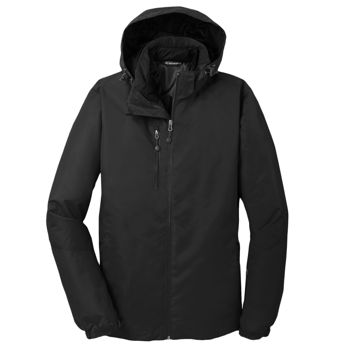 Custom No Minimum Port Authority Vortex Waterproof 3 in 1 Jacket J332 Front View
