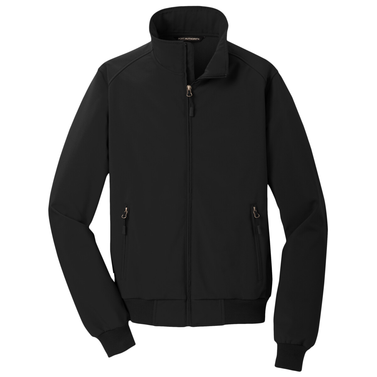 Custom No Minimum Port Authority Soft Shell Bomber Jacket J337 Front View