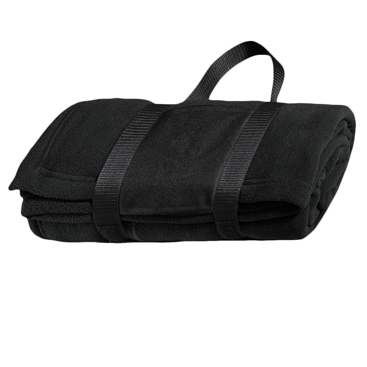 Custom No Minimum Port Authority Fleece Blanket with Carrying Strap BP20 Front View