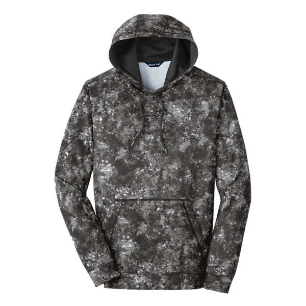 Custom No Minimum Sport-Tek Sport Wick Mineral Freeze Fleece Hooded Pullover ST230 Front View