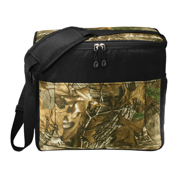 Custom No Minimum Port Authority Camouflage 24 Can Cube Cooler BG514C Front View