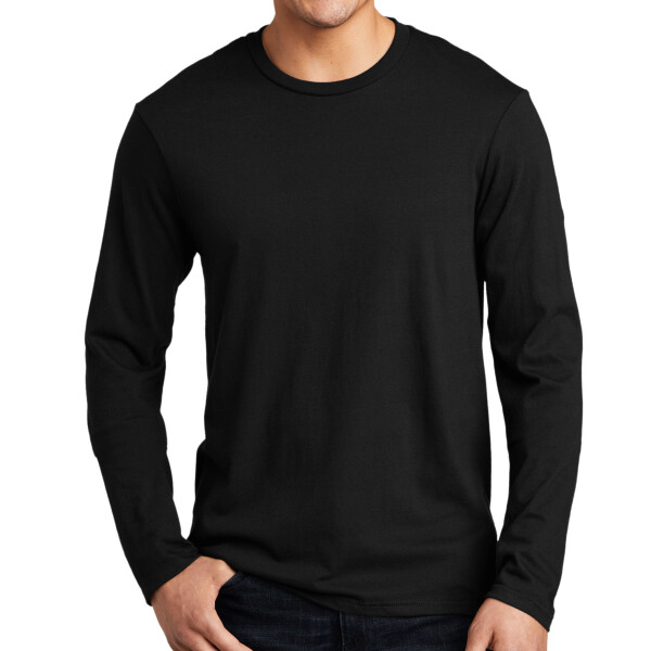 Custom No Minimum District Very Important Long Sleeve Tee DT6200 Front View