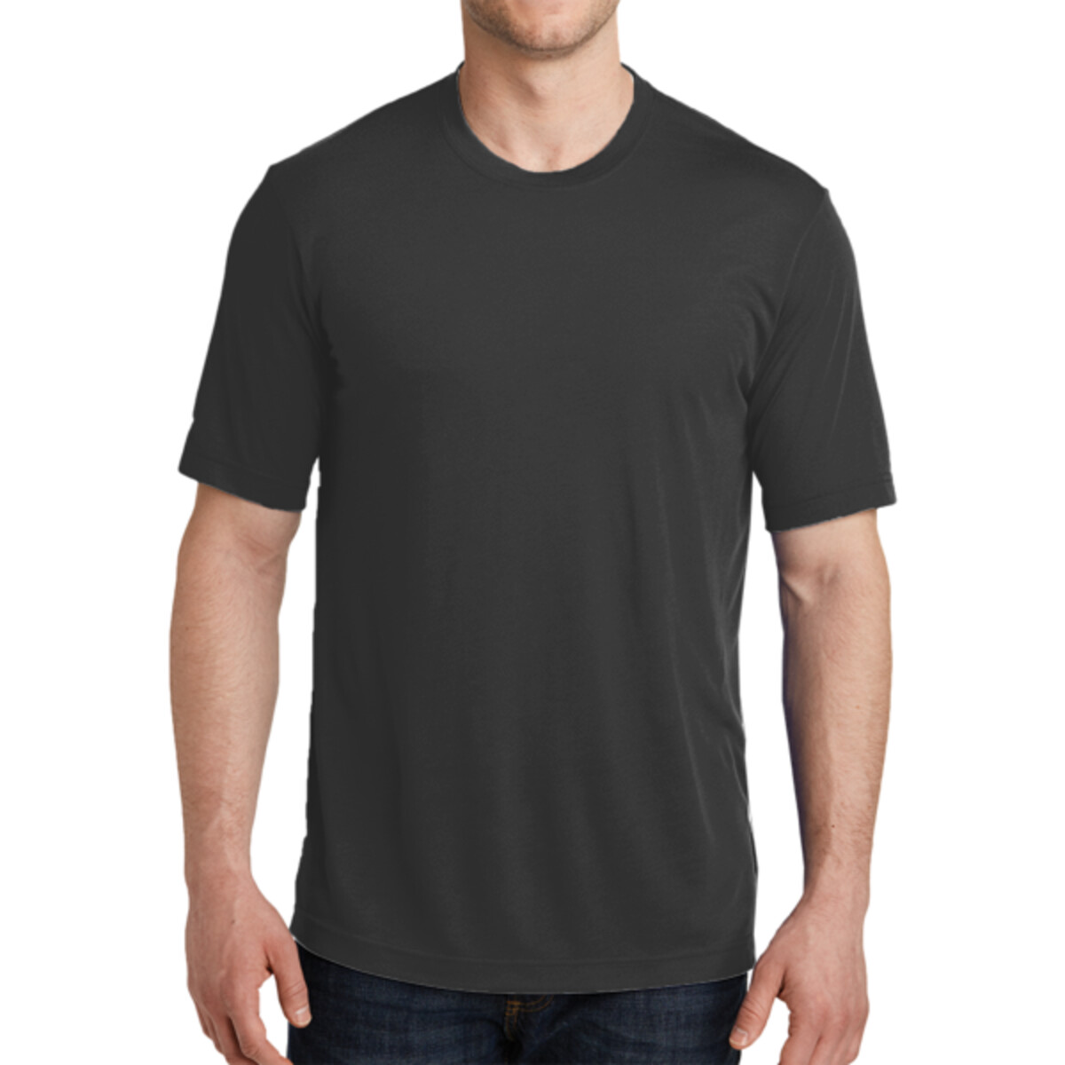 Custom No Minimum Sport-Tek PosiCharge Competitor Cotton Touch Tee ST450 Front View