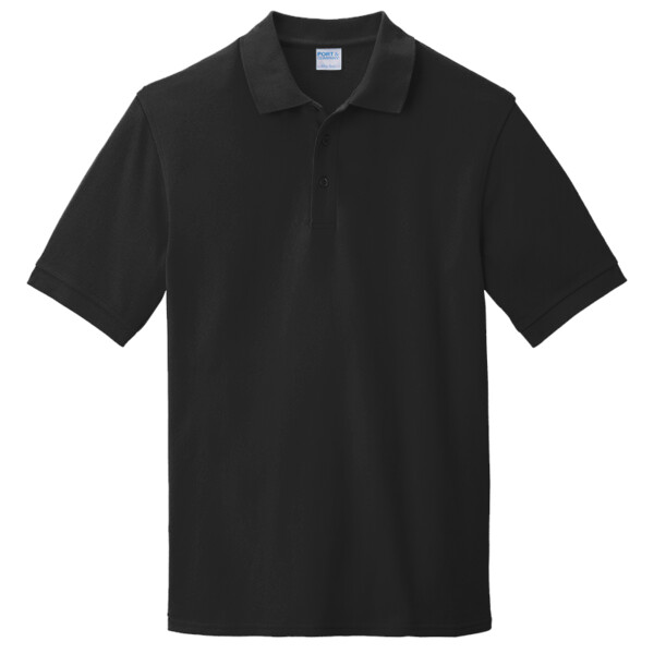 No Minimum Custom Logo Combed Ring Spun Pique Polo KP1500 Front View