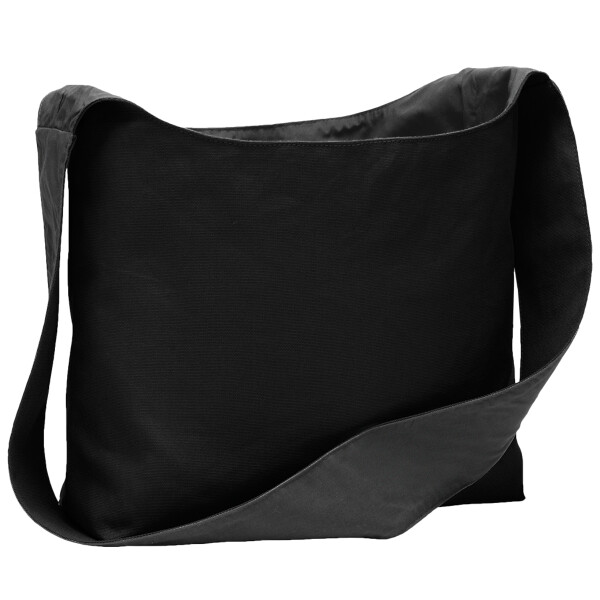 Custom No Minimum Cotton Port Authority Canvas Sling Bag BG405 Front View