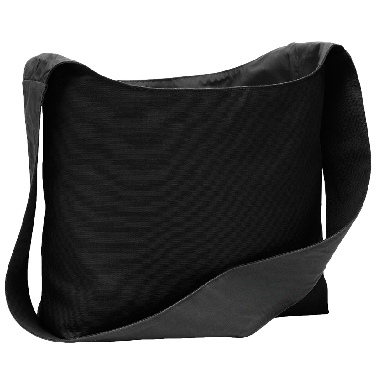 Custom No Minimum Cotton Port Authority Canvas Sling Bag BG405 Front View