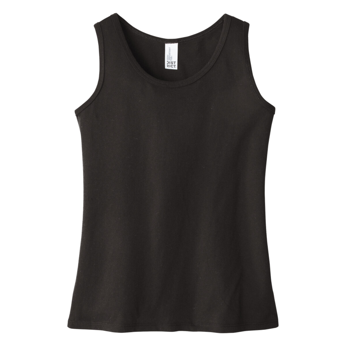 Custom No Minimum District Girls V.I.T. Tank DT6303YG Front View