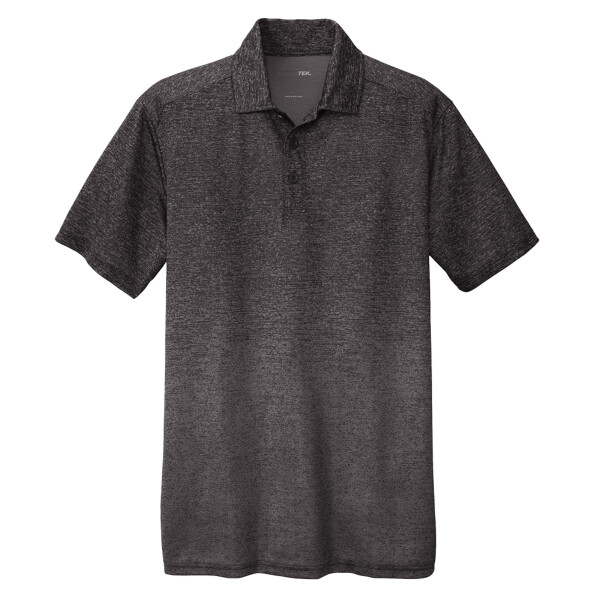 Custom No Minimum Sport-Tek Ombre Heather Polo ST671 Front View