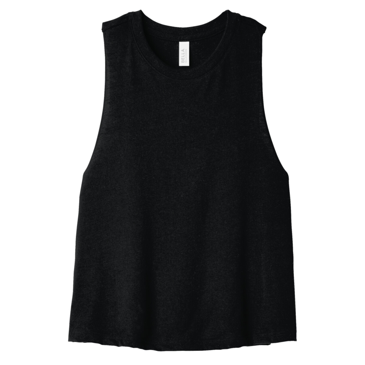 Custom No Minimum Bella Canvas Women's Racerback Cropped Tank BC6682 Front View