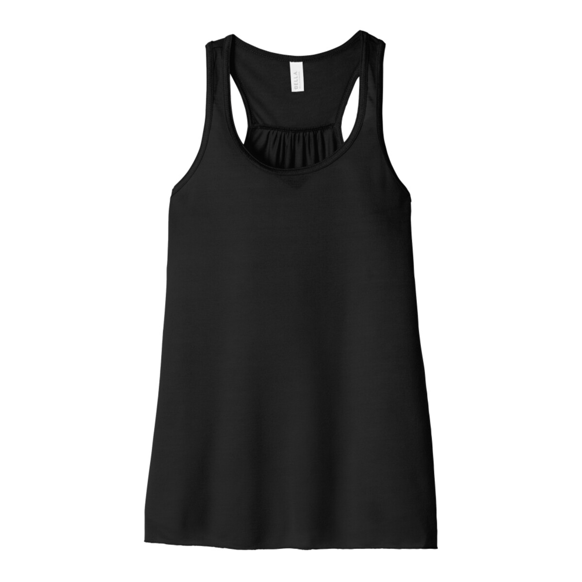 No Minimum Custom Design Bella Canvas Women's Flowy Racerback Tank BC8800 Front View