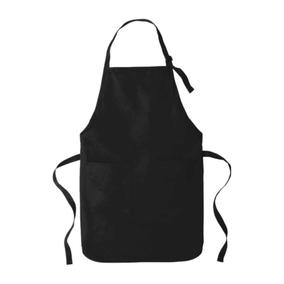Custom No Minimum Port Authority Full Length Two Pocket Bib Apron A600 Front View
