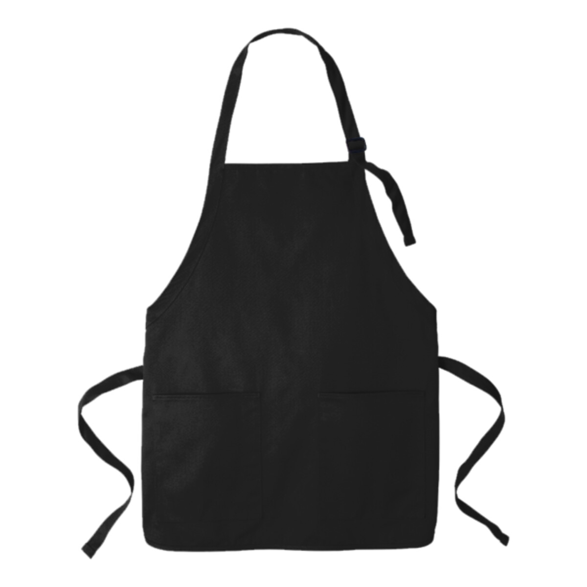 Custom No Minimum Port Authority Medium Length Two Pocket Bib Apron A601 Front View