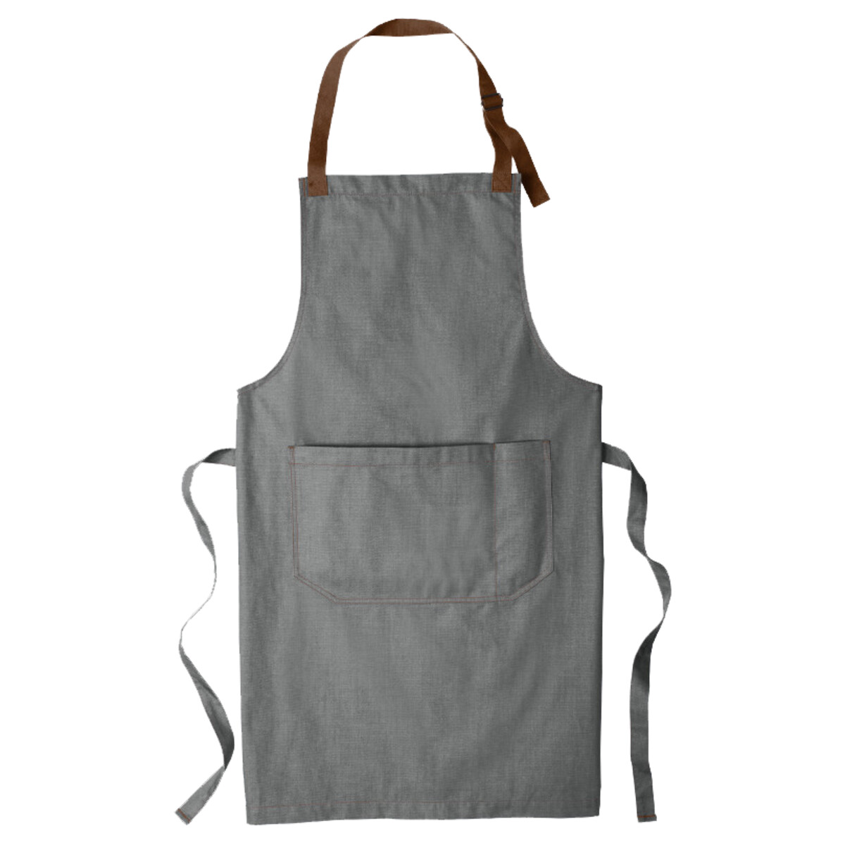 Custom No Minimum Port Authority Marketing Full Length Bib Apron A800 Front View