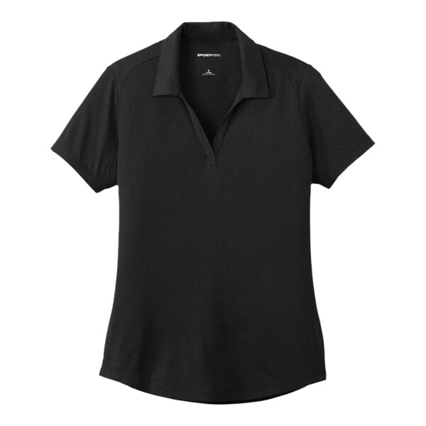 Custom No Minimum Sport-Tek Ladies PosiCharge Tri Blend Wicking Polo LST405 Front View