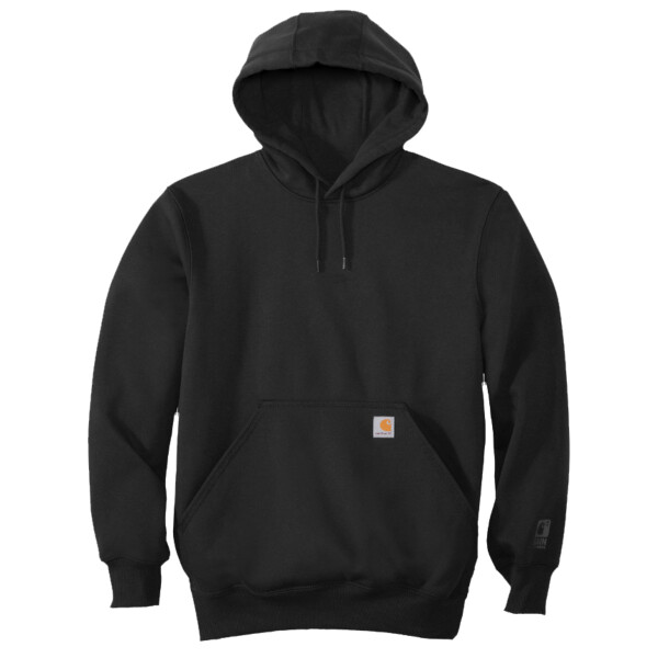 Custom No Minimum Carhartt Rain Defender Paxton Heavyweight Hooded Sweatshirt CT100615 Front View