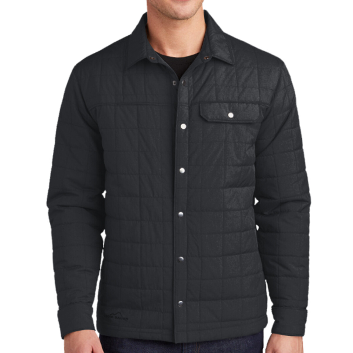 Custom No Minimum Eddie Bauer Shirt Jacket EB502 Front View