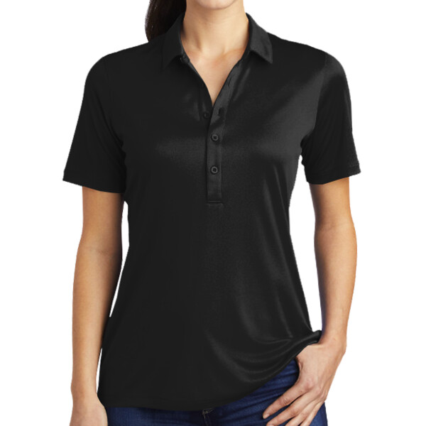 Custom No Minimum Sport-Tek Ladies Posi UV Pro Polo LST520 Front View