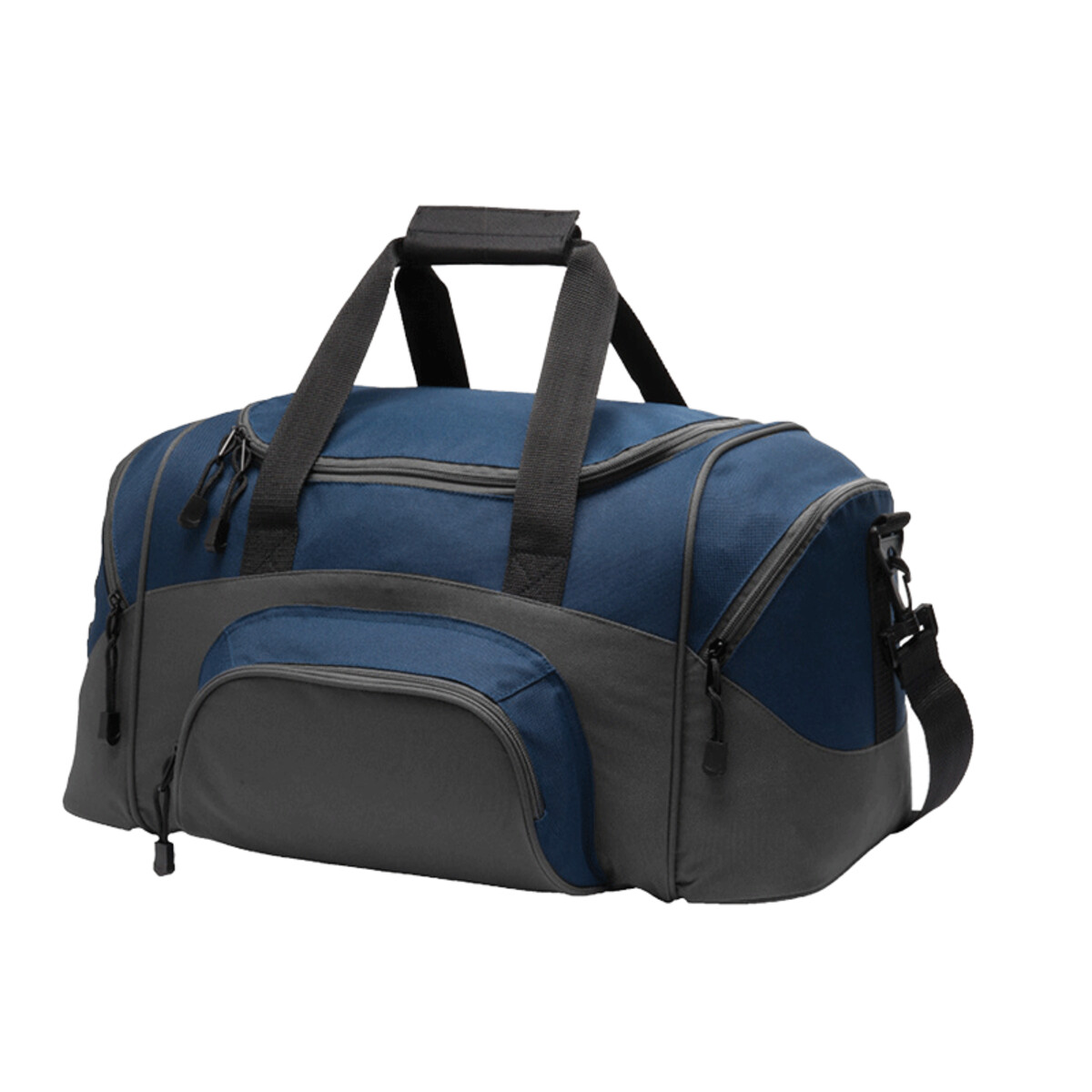 Custom No Minimum Port Authority Small Colorblock Sport Duffel BG990S Front View