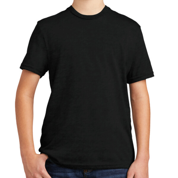 No Minimum Custom Logo Allmade Youth Tri Blend Tee AL207 Front View