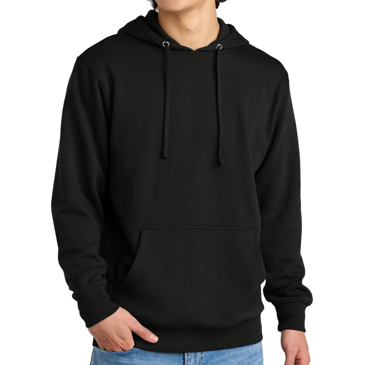 Custom No Minimum District V.I.T. Fleece Hoodie DT6100 Front View