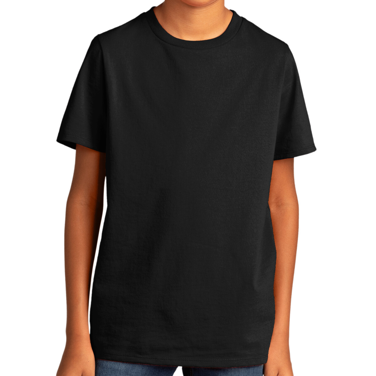Custom No Minimum District Youth Re Tee DT8000Y Front View