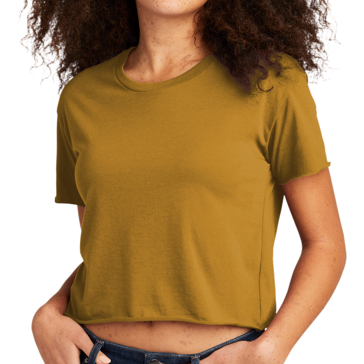 Custom No Minimum Next Level Women's Festival Cali Crop Tee NL5080 Front View