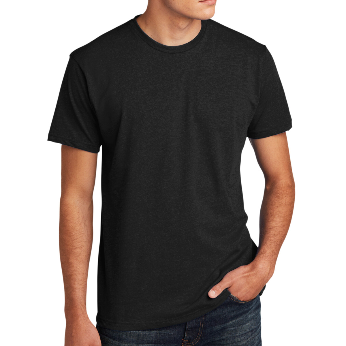 Custom No Minimum Next Level Apparel Unisex CVC Tee NL6210 Front View