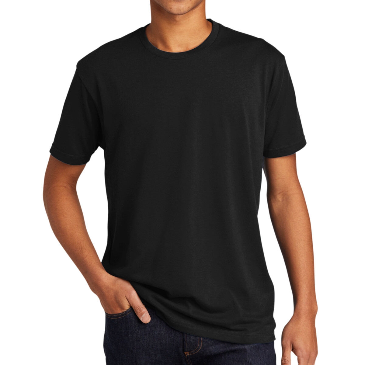 Custom No Minimum Next Level Unisex CVC Sueded Tee NL6410 Front View