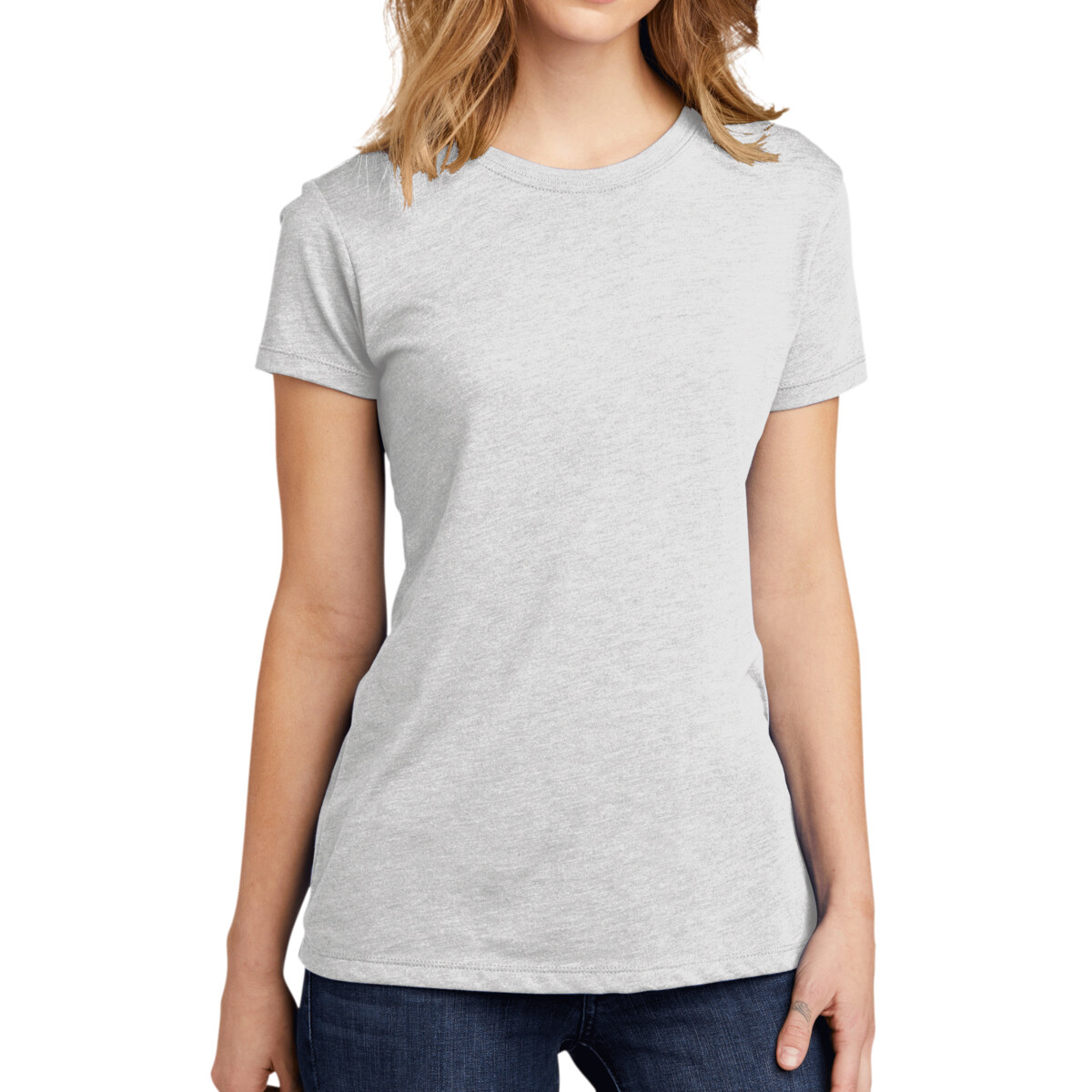 Custom No Minimum Next Level Women's Tri Blend Tee NL6710 Front View