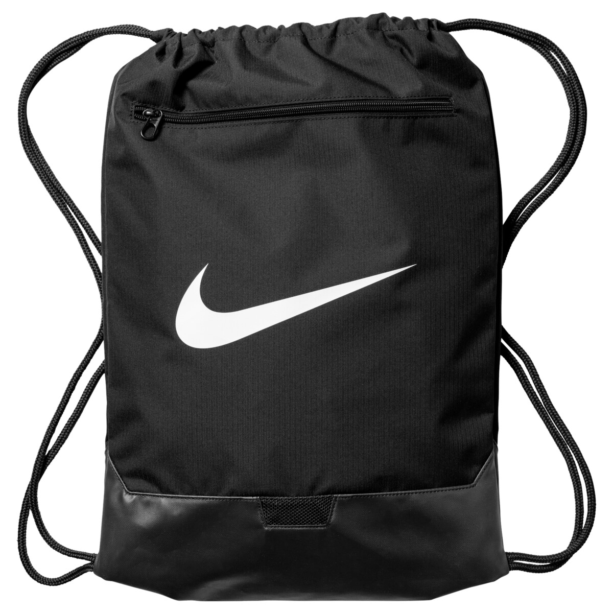 No Minimum Custom Logo Nike Brasilia Drawstring Pack NKDM3978 Front View