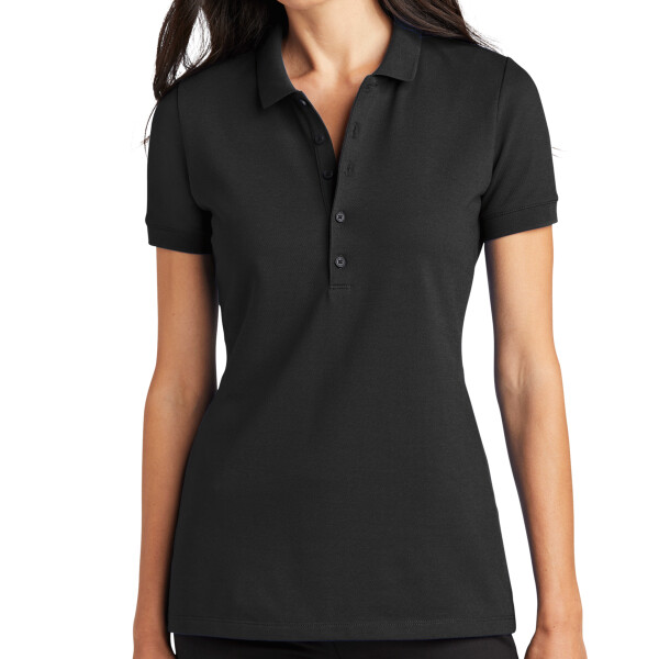 Custom No Minimum Mercer+Mettle Women's Stretch Heavyweight Pique Polo MM1001 Front View