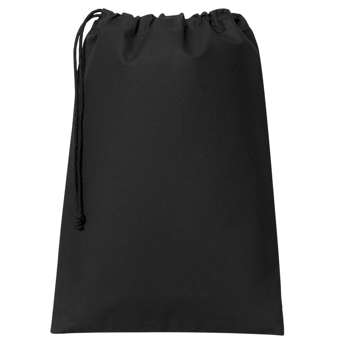 Custom No Minimum Port Authority Core Cotton Drawstring Bag BG0350 Front View