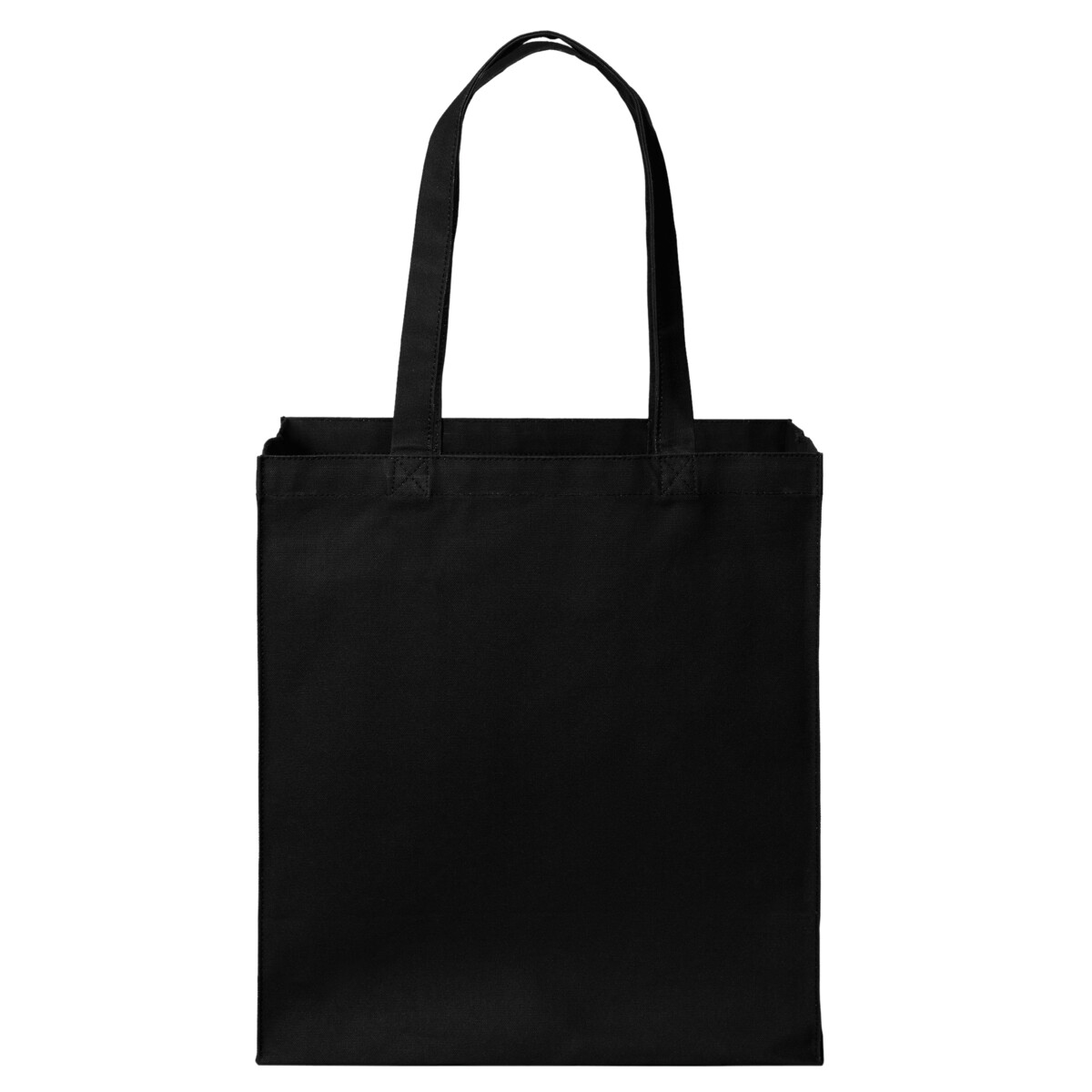 Custom No Minimum Port Authority Cotton Canvas Over The Shoulder Tote BG426 Front View