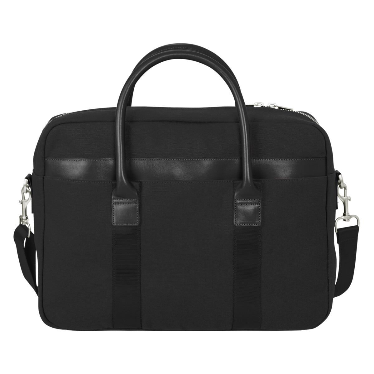 Custom No Minimum Brooks Brothers Wells Briefcase BB18830 Back View