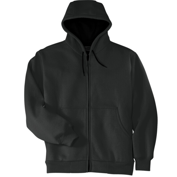 Custom Heavyweight Full Zip Hooded Sweatshirt Front