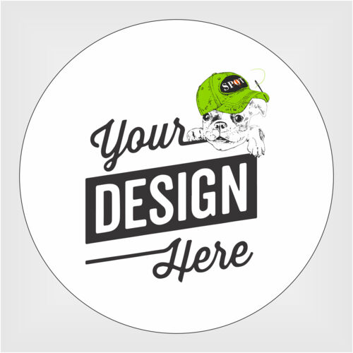 4 inch Circle Full Color Sticker Decal Label (5-Pack) Thumbnail